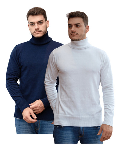  2 Cacharrel De Tricô Masculina Blusa De Frio Frete Grátis