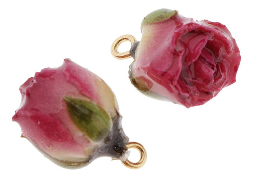 4x1 Par Moda Pendiente Flor Decoración Oreja Stud Colgantes