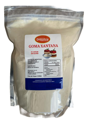 Goma Xantana Keto Sin Gluten Calidad Premium 1 Kg