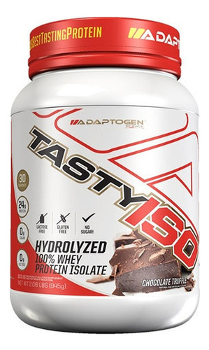 Tasty Iso 100% Whey Protein Isolate 912g - Adaptogen Science Sabor Morango