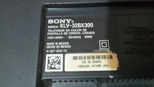Tarjeta Inverte Ssi320-4ug01 De Tv Sony Klv-32bx300 (Usado)