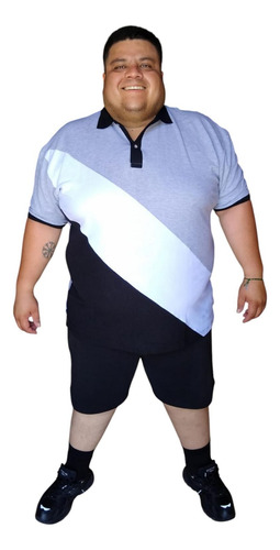 Fraccionada En Playera Polo Talla Extra 4xl, 5xl, 6xl, 7xl