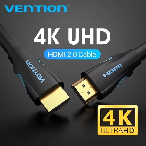 Cable Hdmi 2.0 Certificado 2 M Trenzado 4k 18 Gbps Vention