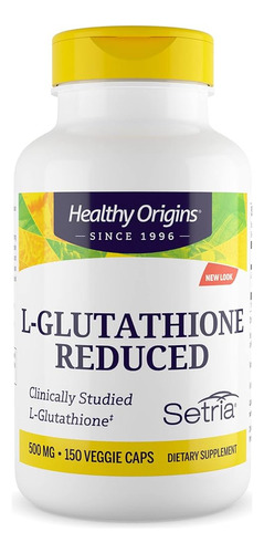 Healthy Origins L-glutathione Reducido 500mg Setria 150 Caps