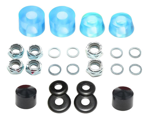 Kit De Casquillos Para Monopatín, 11 Mm Azul Transparente