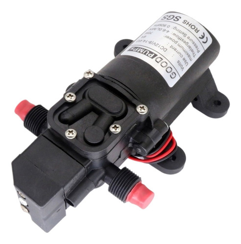 Dc 12v 0.9mpa 6l/min Agua Diafragma De Alta Presión 70w Auto