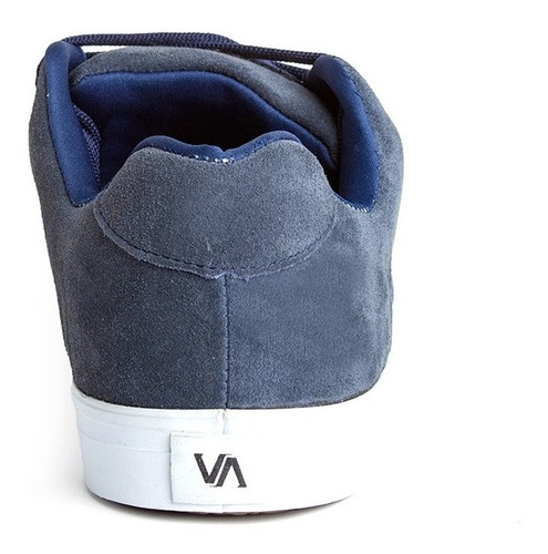 Imagen 5 de 5 de Zapatillas Skate Urbanas Cuero Azul Envio Gratis Valimited