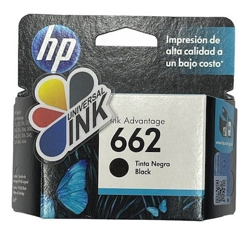 Cartucho Hp 662 Negro Original