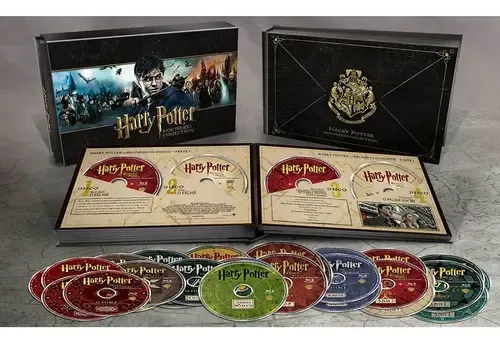 ハリー・ポッター 完全コレクション DVD & Blu-ray Box Blu-ray + Dvd Harry Potter Hogwarts Collection 31 Discos