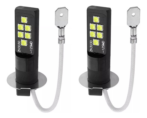 Par Lampada Led Bulbs Farol Milha S10 Blazer 6000k
