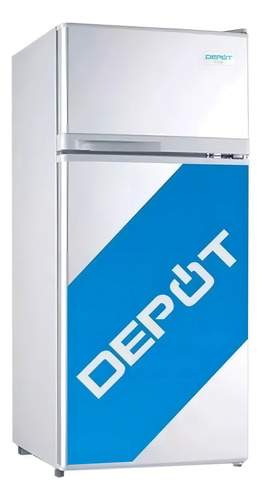 Heladera con freezer Depot DPD-95F color blanco con capacidad de 110L 220V