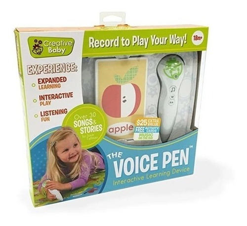 Creative Baby Voz Pluma Con Interactive Tarjetas Flash