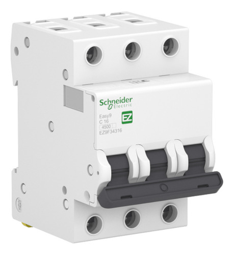 2 Mini Disjuntores Schneider 3 Polos Din 20a C 3ka