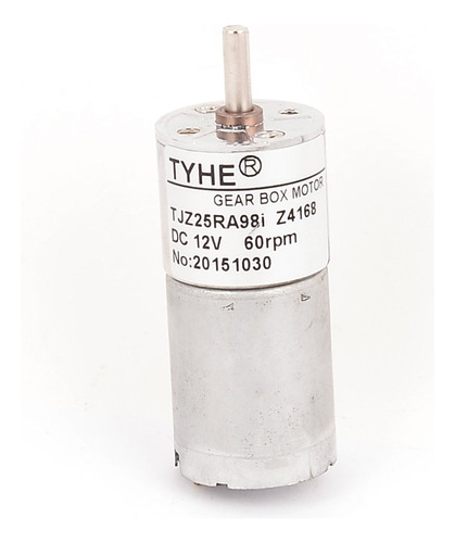 Motor Dc 12v 60rpm Eje De 4mm