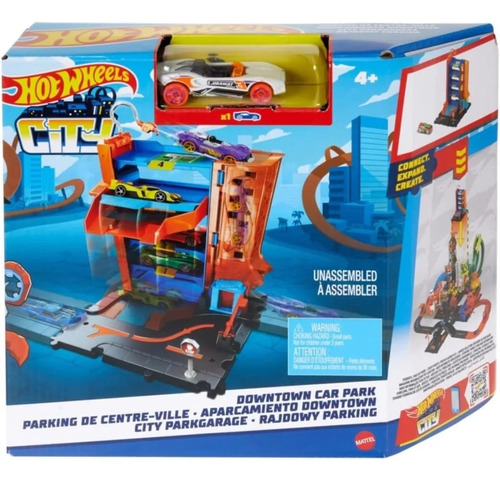 Hot Wheels Pista Estacionamento No Centro De Cidade Mattel