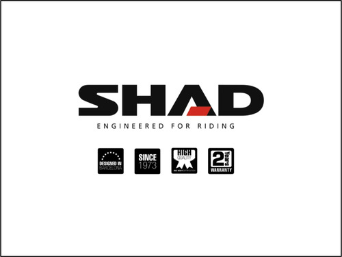 Kit Shad Sh58x Titânio Luz Freio Base Suporte V-strom650 19+