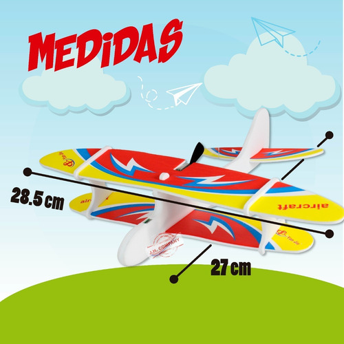 Imagen 2 de 10 de Avion Planeador Juguete Armable Motor Usb Recargable 8008