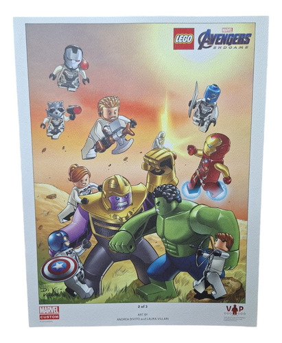 Poster Exclusivo Lego Vip Original Avengers Endgame