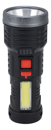 Linterna Led Con Luz Lateral Cob Carga Usb Linterna