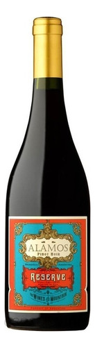 Vino Alamos Pinot Noir Reserva 750ml - Bzs Grupo Bebidas 