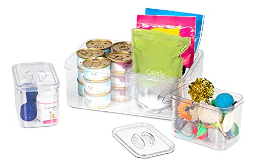 Richards Homewares - Juego De Contenedores De Plástico Trans