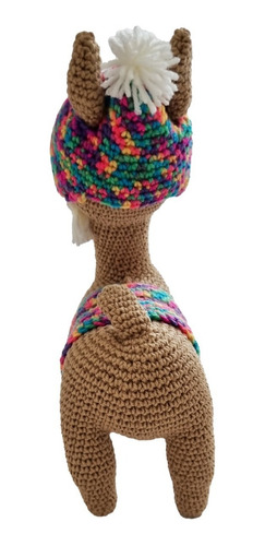 Llama Amigurumi Tejido Guanaco Alpaca Norte Muñeco Montesori