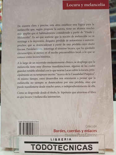 Imagen 2 de 4 de Locura Y Melancolia - Haydee Heinrich -lv