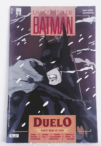 Hq Gibi Um Conto De Batman - Duelo - Minissérie Em 2 Edições ( Completa ) - Editora Abril 1992 (Usado)
