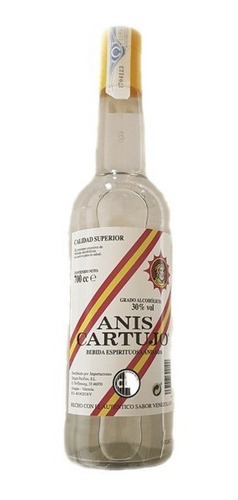 Anis Cartujo Venezolano 2 Botellas 750ml 