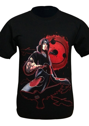 Polera Itachi Uchiha Naruto Shippuden Talla 10 Niño