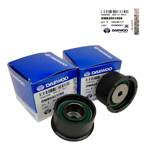 Imagen 7 de 10 de Kits Correa Tiempo Optra Limited Tapa Negra Original