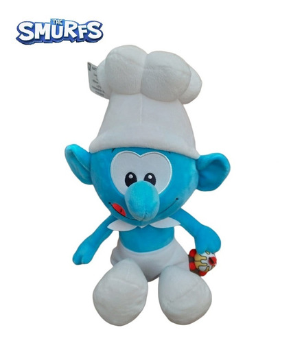 Pelúcia Smurf Cozinheiro Personagem Desenho Infantil