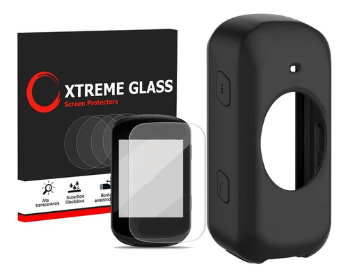 Pelicula Xtreme Glass Para Edge 530 830 + Capa Case Proteção