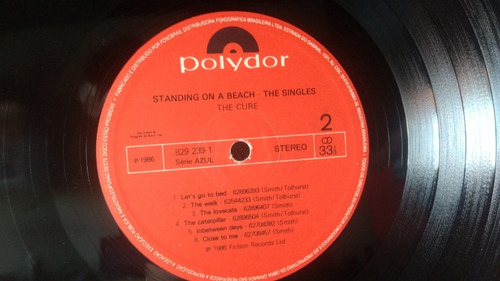 Lp The Cure - Standing On A Beach - Singles (1986) C Encarte (Usado)