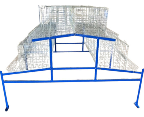 Jaula Modulo Para Gallina Ponedora De 5 Secciones