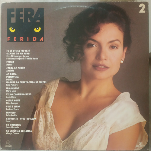 Fera Ferida - Volume 2 Lp Disco Vinil Novela Trilha Sonora (Usado)