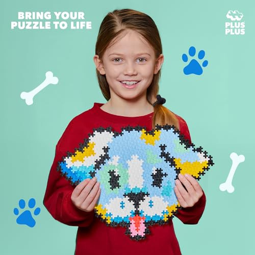 Plus Plus Puzzle Por Números, 500 Piezas Mini Bloques De Col
