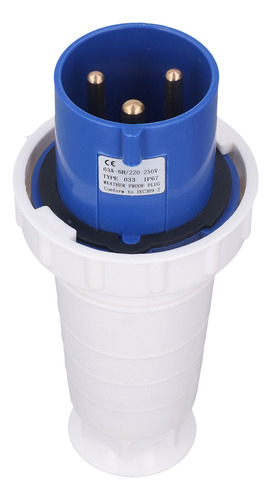 Enchufe Industrial De 3 Pines Ip67 A Prueba De Agua Para Ali
