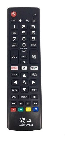 Control Remoto Original Tv LG Y Smart Tv Akb75375604