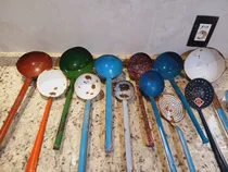 Comprar Cucharones Esmaltados Antiguo