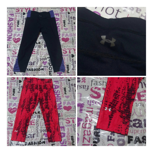Pack 2 Leggings Lycra Under Armour Mujer: S-m. Vanelope Aba (Usado)