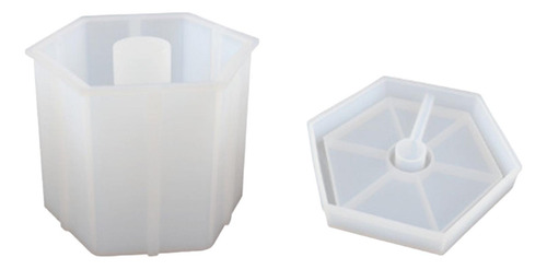 Conjunto De Molde De Resina Leve Capa Base Para Hexágono