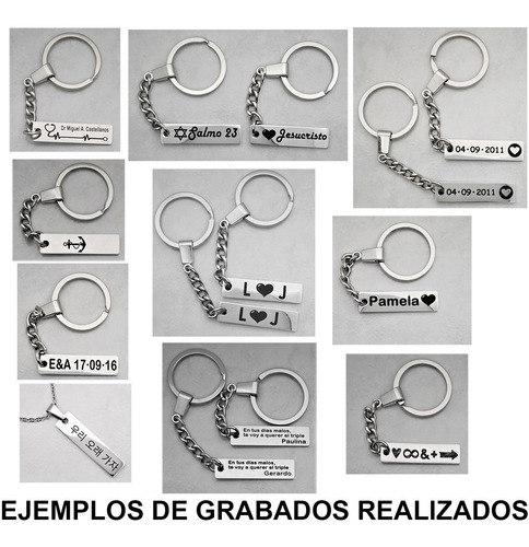 Dije Acero Spotify Texto Grabado Láser Personalizado 1034-s
