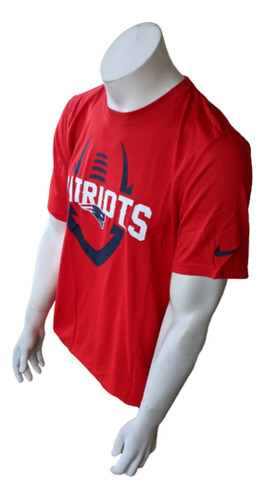 Nike Dri-fit Men's New England Patriots Nfl Football Red Eep