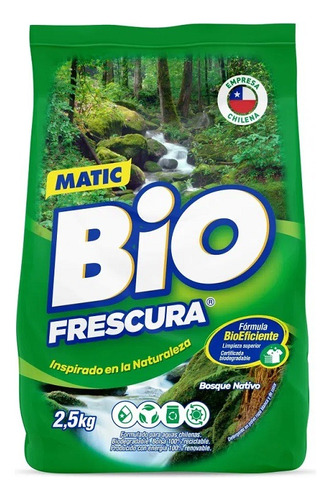 Detergente Bio Frescura Bosque Nativo Polvo 2.5 Kg