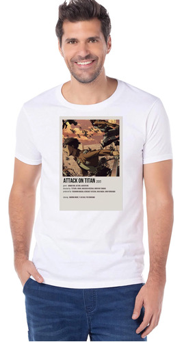 Playera Attack On Titan Diseño 54 Anime Playeras Beloma