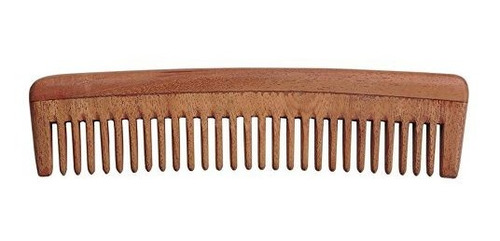 Peines - Healthgoodsin - Pure Neem Wood Wide Tooth Comb For 