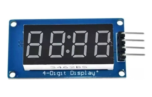 Modulo Display De 4 Digito De 7 Segmentos Tipo Reloj Digital