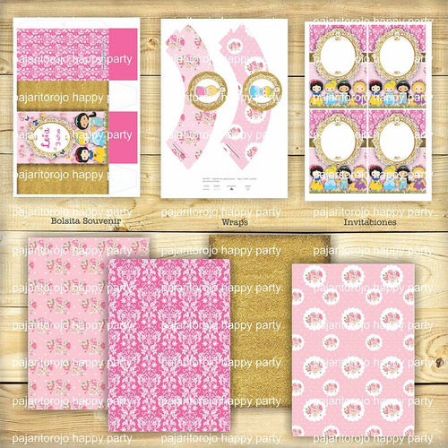 Kit Princesas Disney