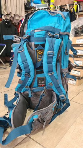 Mochila Northland Kailash Pro 40+5 Litros Trekking Camping Color Turquoise/light Blue Diseño De La Tela Combinado